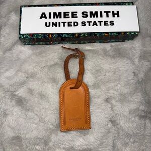 Louis Vuitton Leather Travel Tag